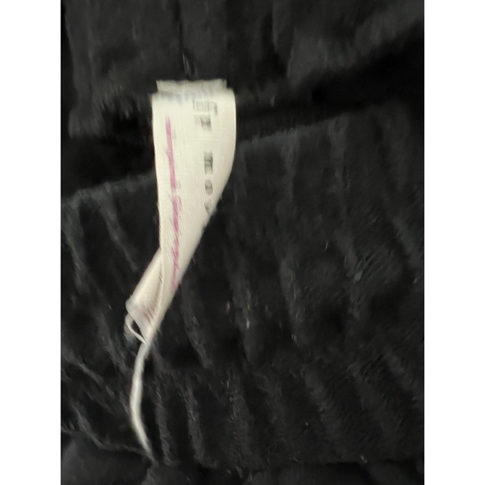 FREE PEOPLE Black Cozy Jogger Sweatpants Drawstring Waist Cuffed Ankle - Picture 3 of 9